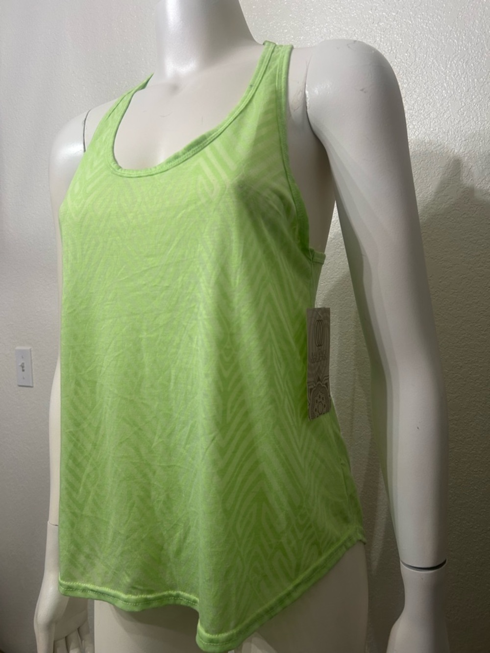 Marika Balance Collection Lime Green Tank Top - Lightweight Sleeveless